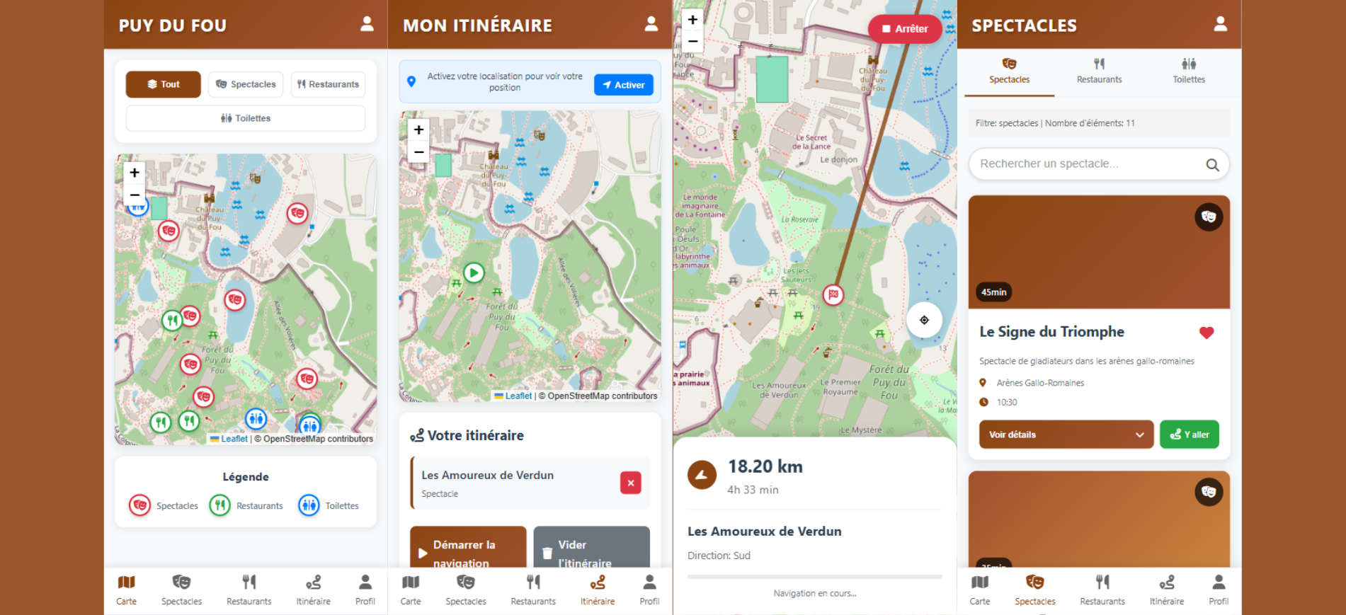Itinéraire Puy du Fou